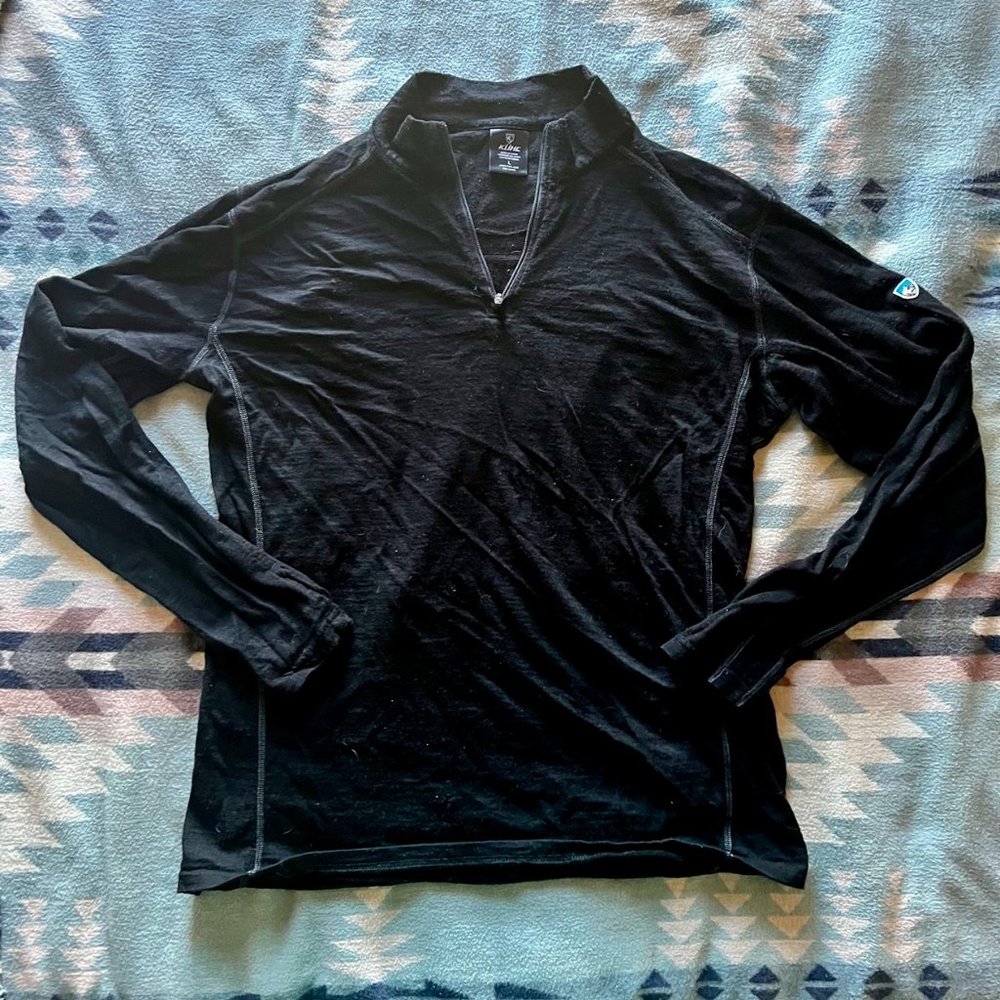 Men's Kuhl L Akkomplice Zip Neck Base Layer